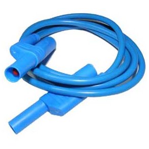 MLELEDNING m. SIKKERHEDSSTIK 1m BL