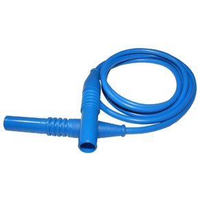 MLELEDNING m. SIKKERHEDSSTIK 1m BL uden BAGINDGANG