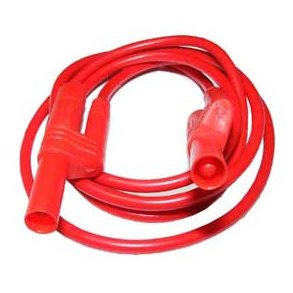 MLELEDNING m. SIKKERHEDSSTIK 1m RD