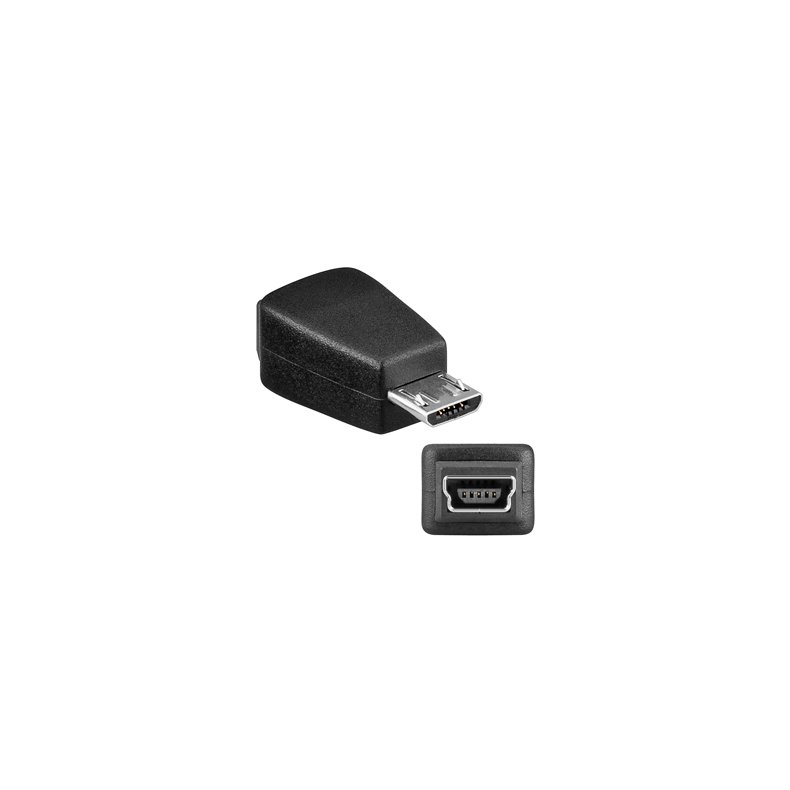 USB MICRO-B HAN TIL MINI-B 5PL. HUN ADAPTER