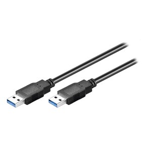 USB KABEL 3.0 A-A 1.0m SORT