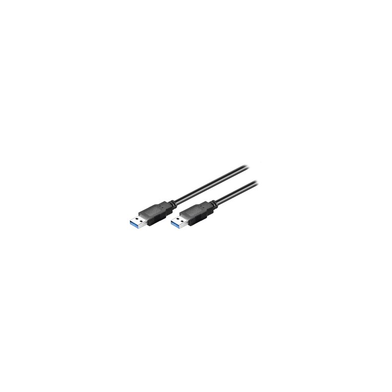 USB KABEL 3.0 A-A 1.0m SORT