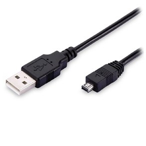 USB-A TIL 4PL. USB MINI-B 2m 2.0
