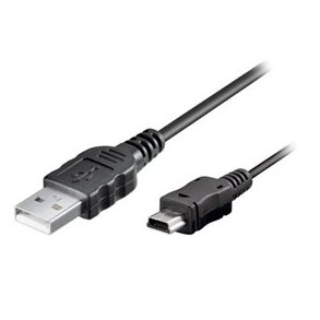 USB-A TIL 5PL. USB MINI-B 1.8m 2.0