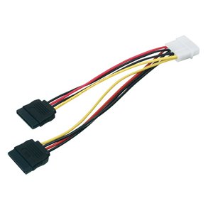 SATA Y STRM KABEL 4p MODULAR/2xSATA 15p