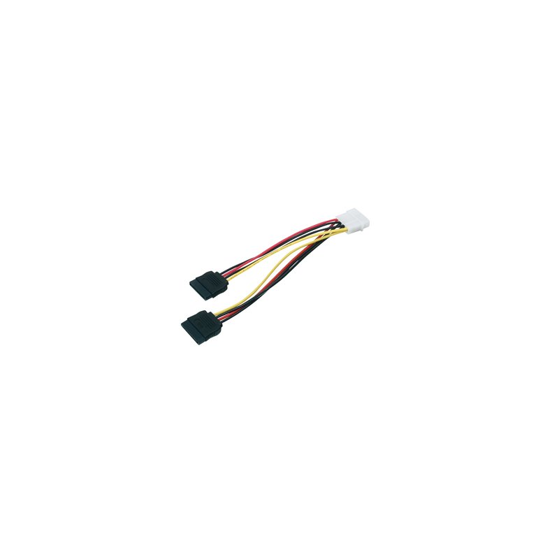 SATA Y STRM KABEL 4p MODULAR/2xSATA 15p