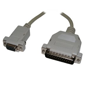 0-MODEMKABEL DB9HUN-DB25HAN 2m