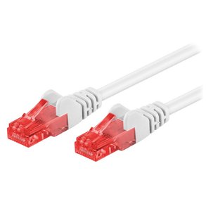 Netvrkskabel CAT6 1m hvid U/UTP