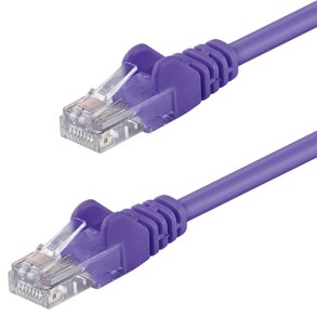 Netvrkskabel violet CAT5e 1.5m U/UTP