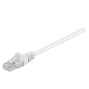 Netvrkskabel hvid CAT5e 0.25m U/UTP