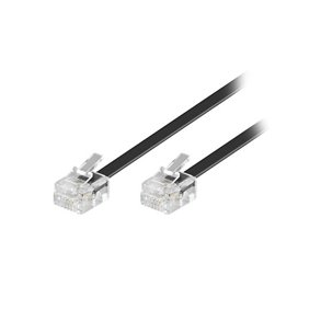 TELEFONKABEL 3.0m RJ11-RJ11 SORT