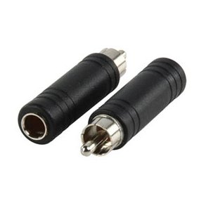 JACK/PHONO ADAPTER 6.3HUN MONO/HAN