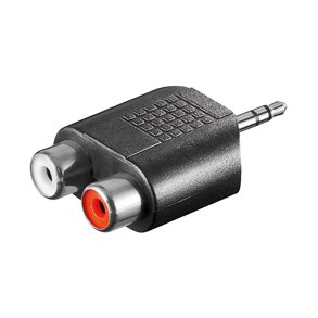 JACK/PHONO ADAPTER 3.5HAN STEREO/2xHUN