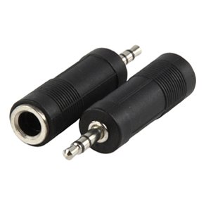 JACK/JACK ADAPTER 3.5HAN STEREO/ 6.3HUN MONO