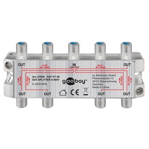 F SPLITTER 1 TIL 8 5-1000Mhz