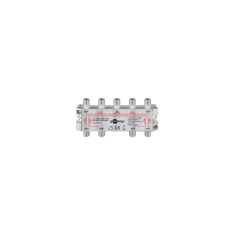 F SPLITTER 1 TIL 8 5-1000Mhz