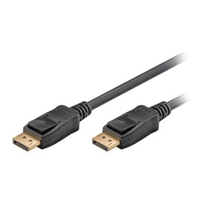 Displayportkabel han/han 1.0m sort V1.4 8K