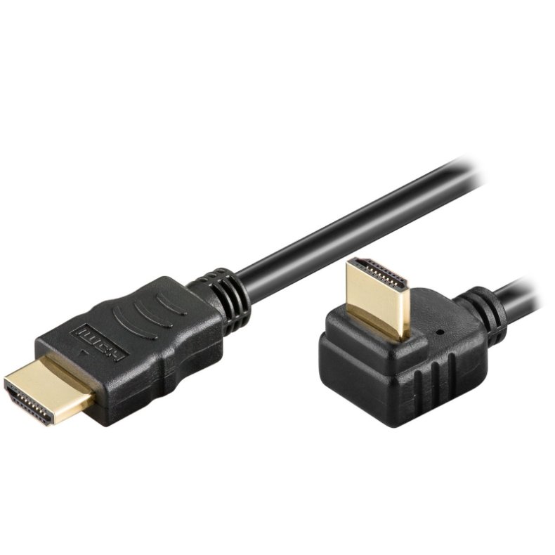 HDMI kabel vinkel 1.5m sort