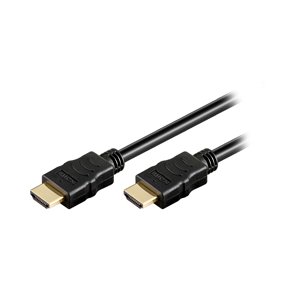 HDMI KABEL SORT 10m HIGH SPEED v. 2.0