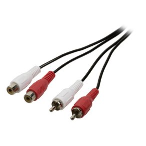 PHONOKABEL FORLNGER HAN/HUN 2.5m 2LEDER SKRMET