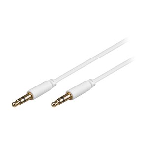 JACKKABEL 3.5mm HAN/HAN 0.50m STEREO HVID