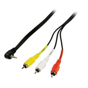 CAMCORDERKABEL 3.5JACK/3 PHONO
