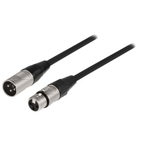 XLR HAN-HUN KABEL 2m MED NEUTRIKSTIK PROFF LINE