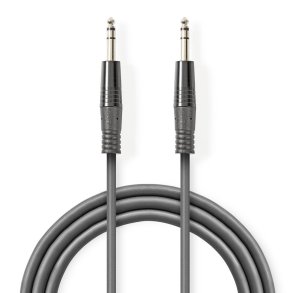 JACKKABEL HAN/HAN 6.3mm STEREO 3m SKRMET