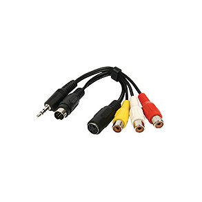 COMPUTER TIL S-VHS ADAPTER m. LYD