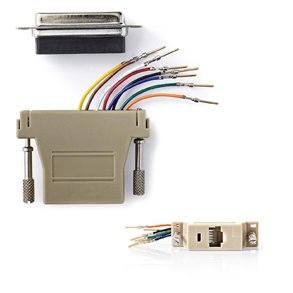 PDS ADAPTER RJ45/25 D-SUB HAN