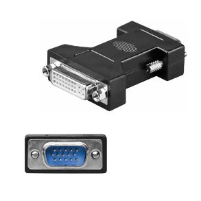 DVI 24+5pl HUN-VGA 15pin HAN ADAPTER