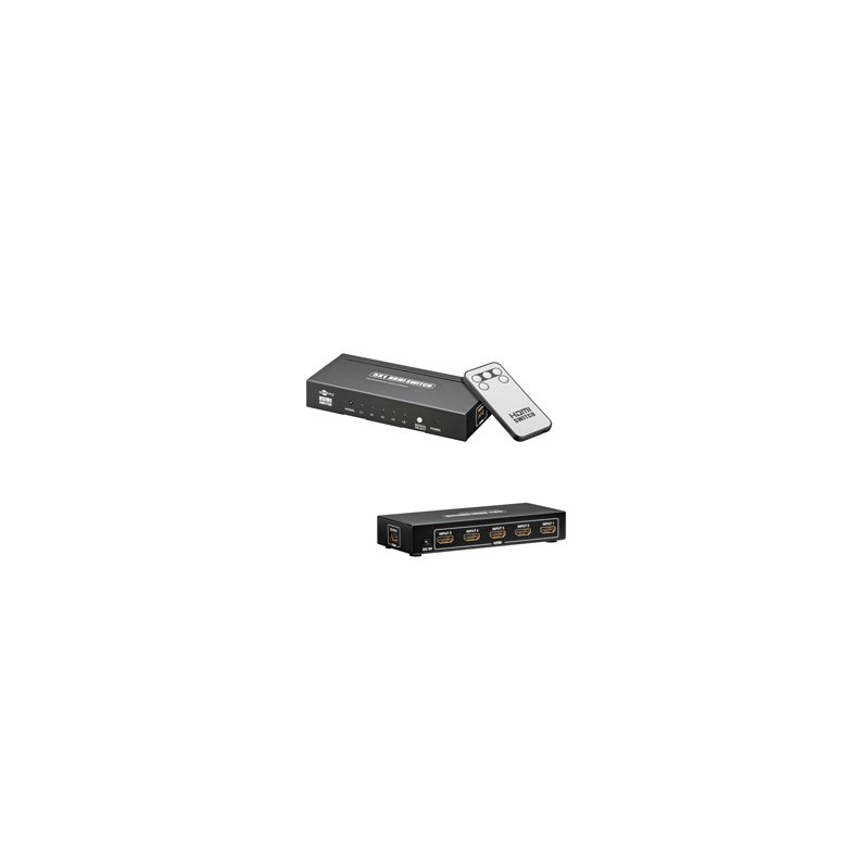 HDMI SWITCH 5xIND-1xUD AUTOMATISK