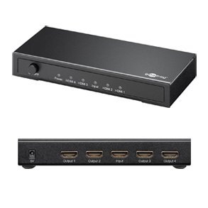 HDMI SPLITTER 1xIND-4xUD HIGH SPEED 4K@30Hz