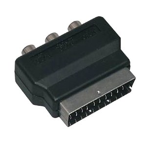 SCART ADAPTER/3xPHONO 