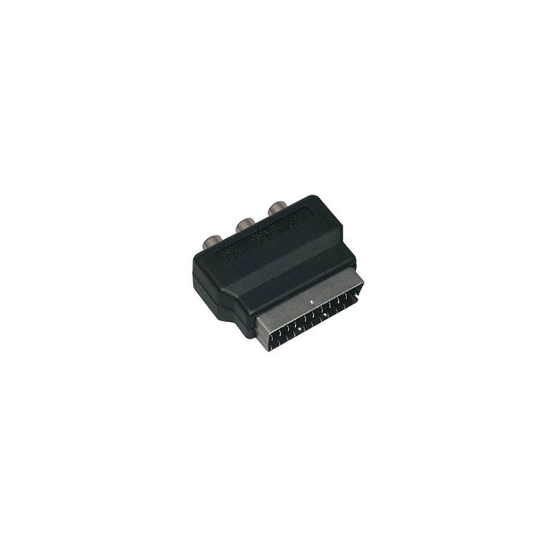 SCART ADAPTER/3xPHONO "IN"