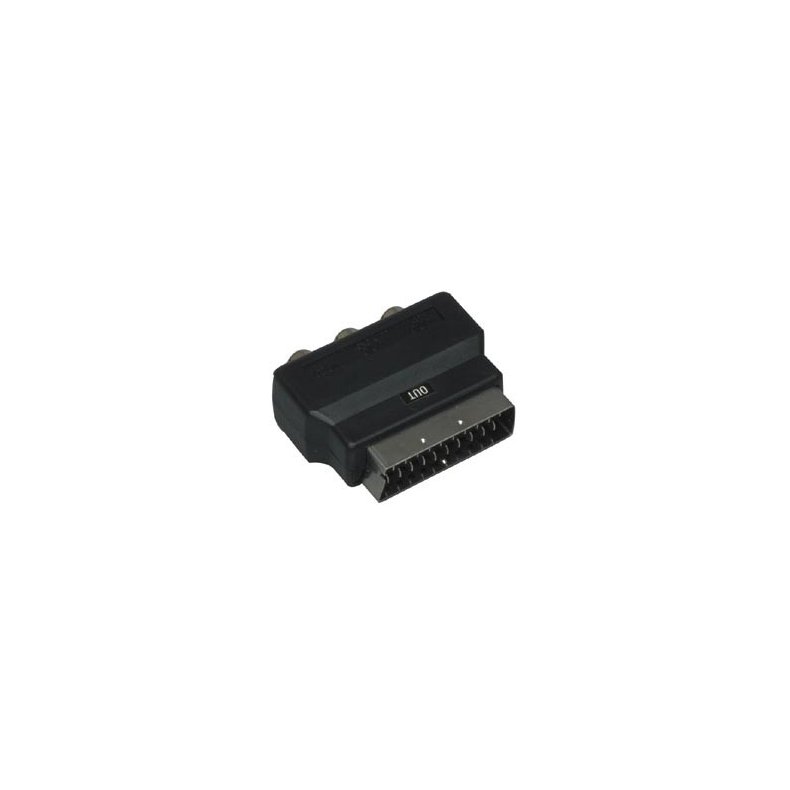 SCART ADAPTER/3xPHONO "OUT"