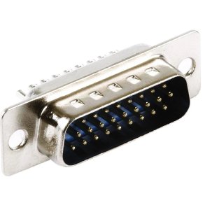 D-SUB stik han 3 rkker 26pl