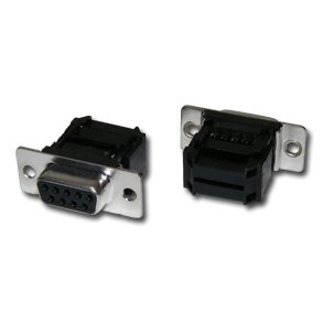 D-SUB HUN  9PL. f. FLADKABEL