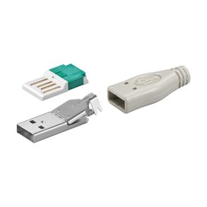 USB-A STIK FOR LEDNING BRED CRIMP (UDEN VRKTJ)