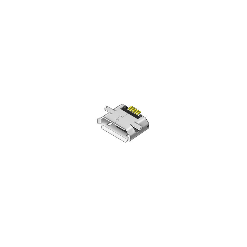 USB MICRO-B FATNING SMD 5-POLET