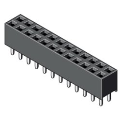 HUN PINRKKE 2x20 POLER 2.54mm