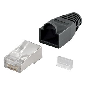RJ45 STIK MED SK�RM/TYLLE 8pl