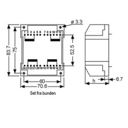 TRANSFORMATOR 2x115Vind/2x15Vud/ 2x30VA (60VA)