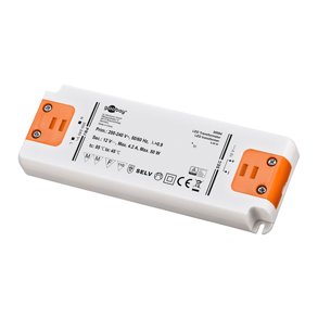 LED TRANSFORMER 0-50W 12VDC IKKE DMPBAR