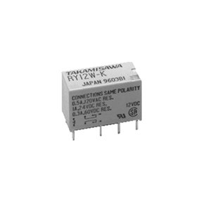 DIP REL 5VDC/1.0A 165 OHM 2POLET SKIFTE 8PINS RY-5W-K