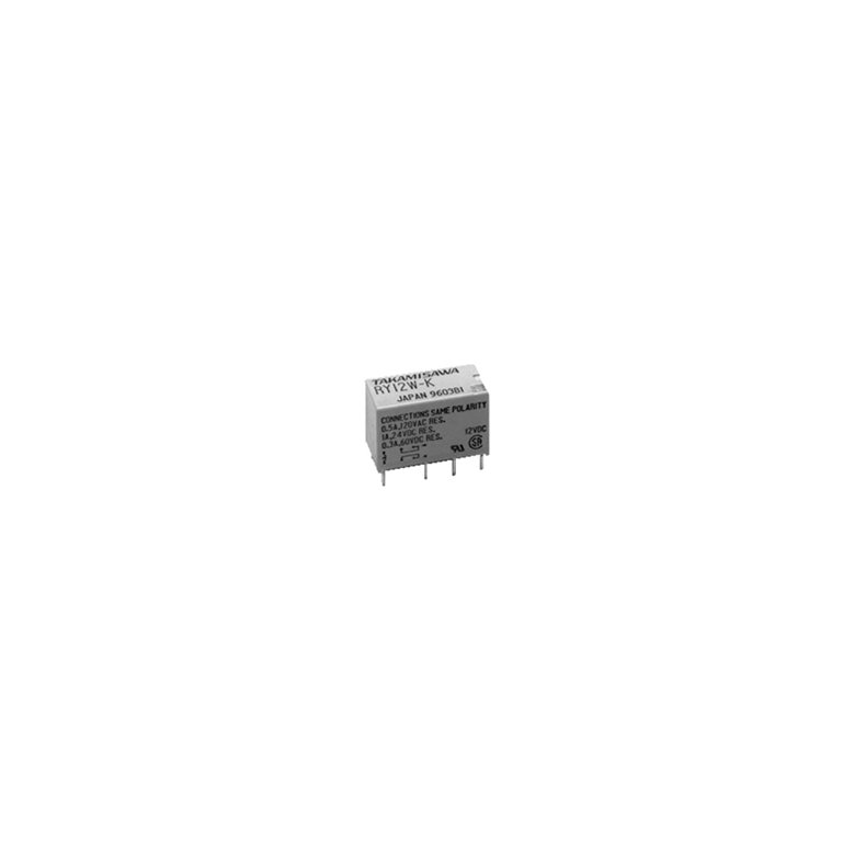 DIP REL 12VDC/1.0A 960 OHM 2POLET SKIFTE 8PINS RY-12W-K