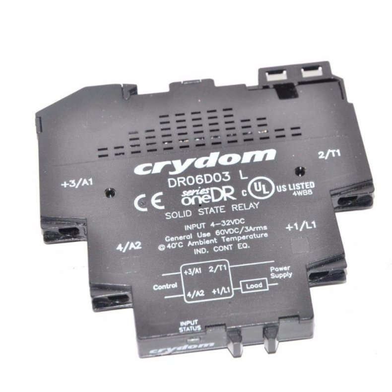 Solid state rel� 4-32Vdc 3A 1-60Vdc DR06D03 dinskinnemontering