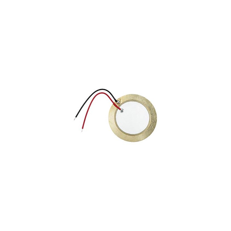 PIEZO ELEMENT 5.0KHz 1500R 15mm/9mm u. DRIVER m. LEDNING