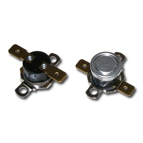 Bimetal ben under 25° sluttet over 34° termostat (NO)