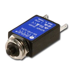 Automatsikring 0.5A =10mm bagfra montering